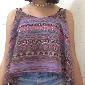 💜Cute pattern blouse💜